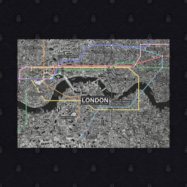 London Subway underground map by ol1ie